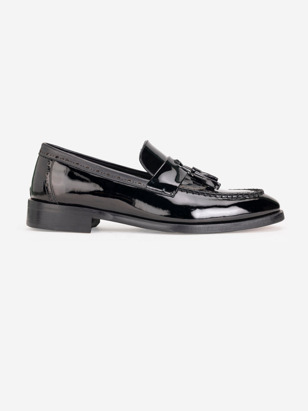 Classic black tassel loafers