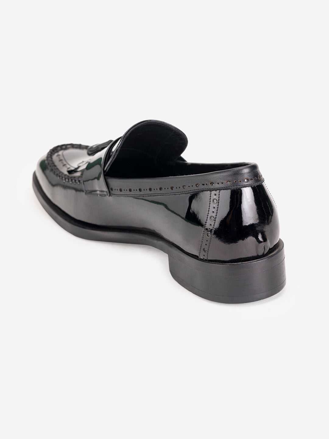 Classic black tassel loafers