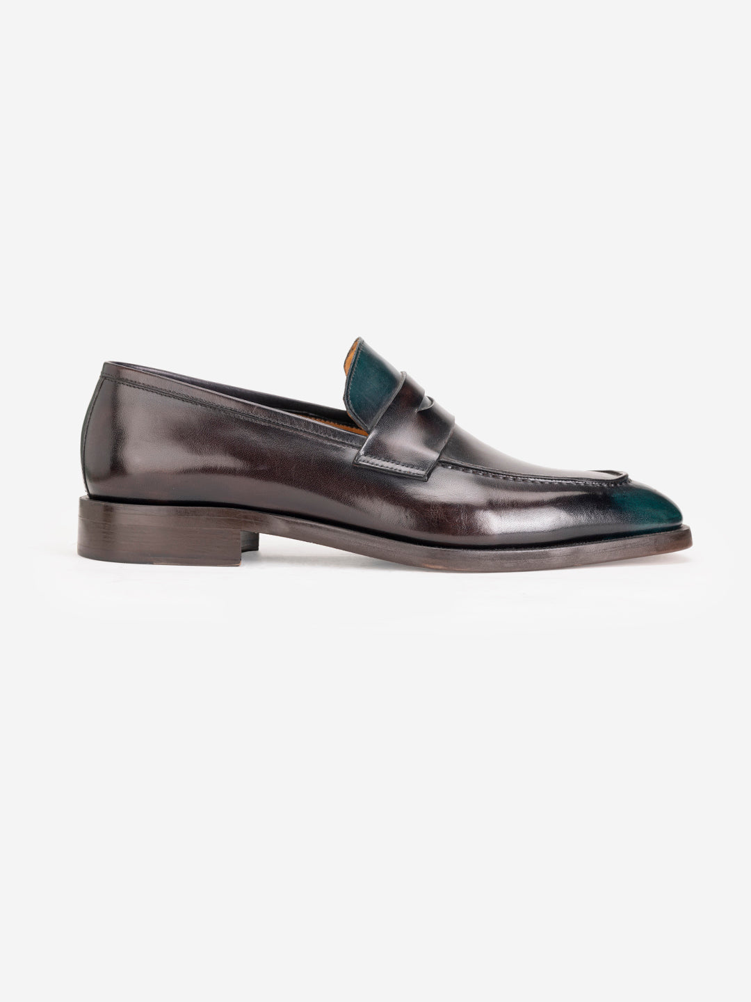Classic bottle green shaded loafers