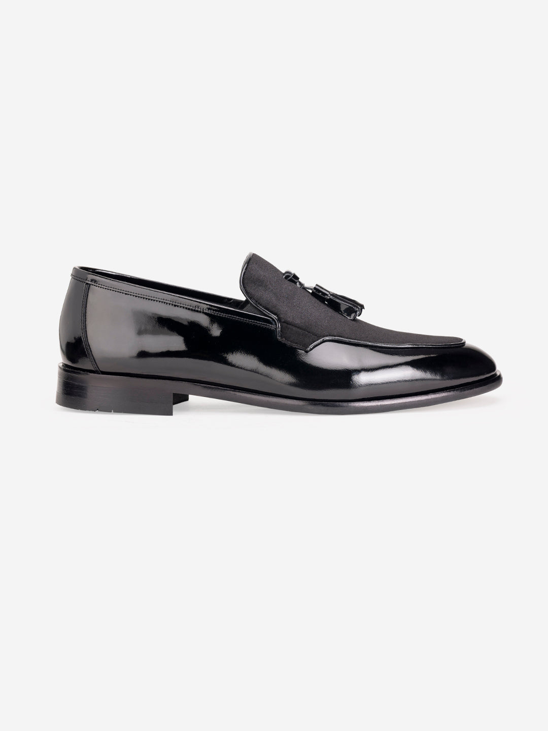 Classic black tassel loafers