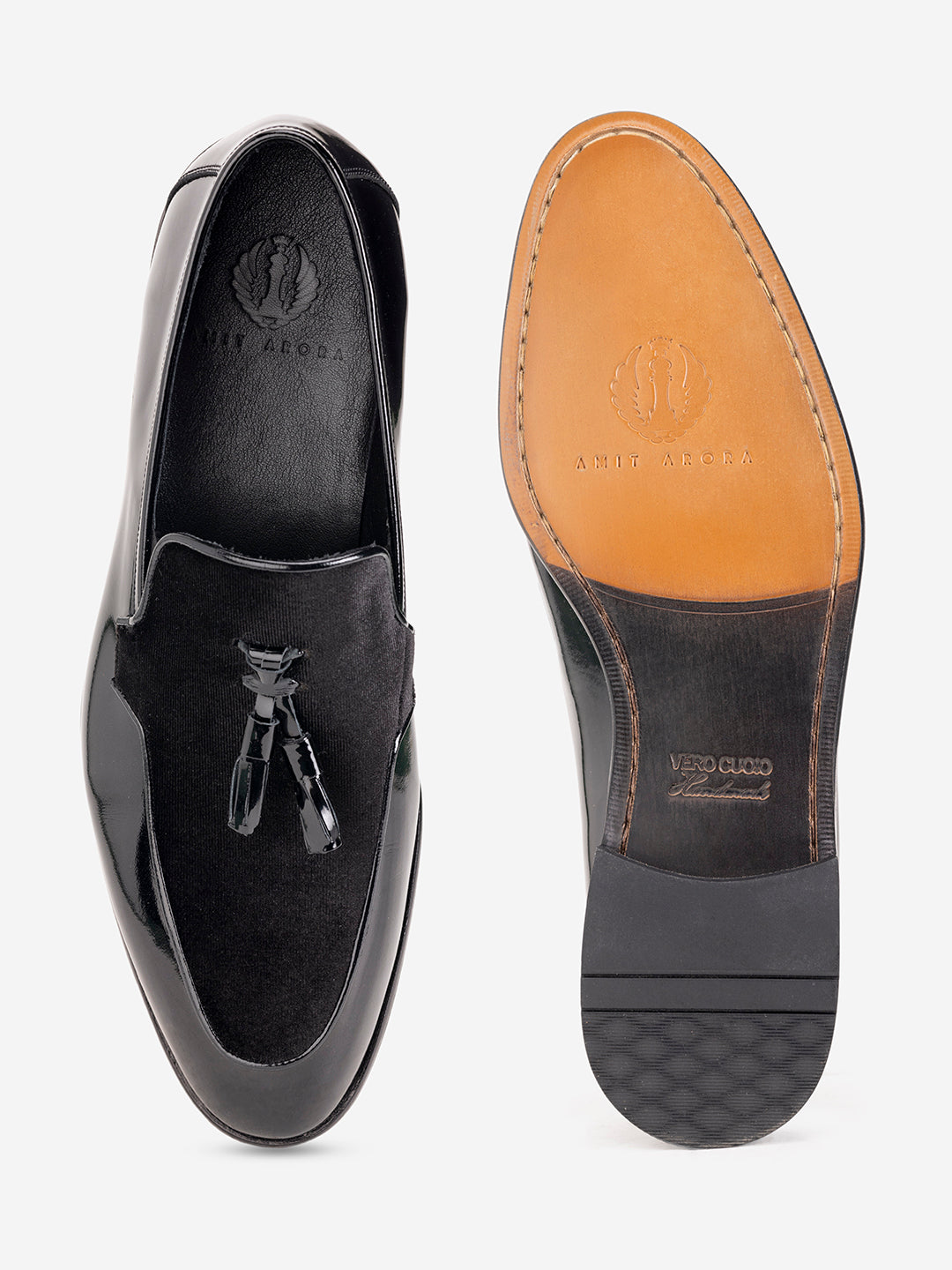 Classic black tassel loafers