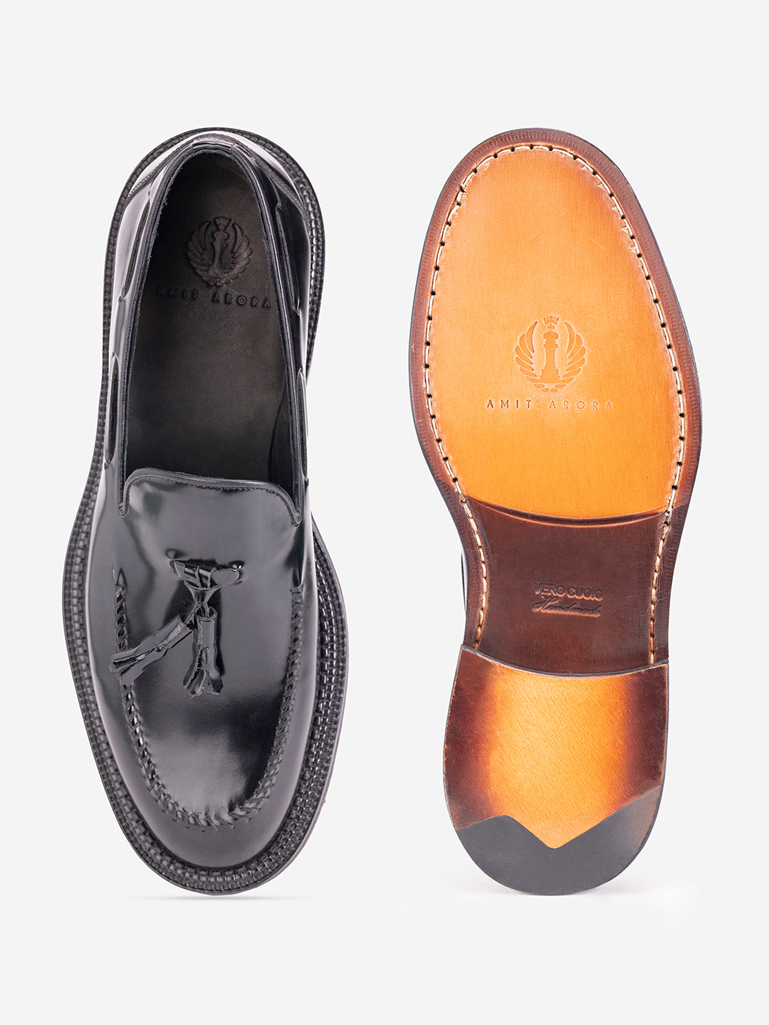 Classic black tassel loafers
