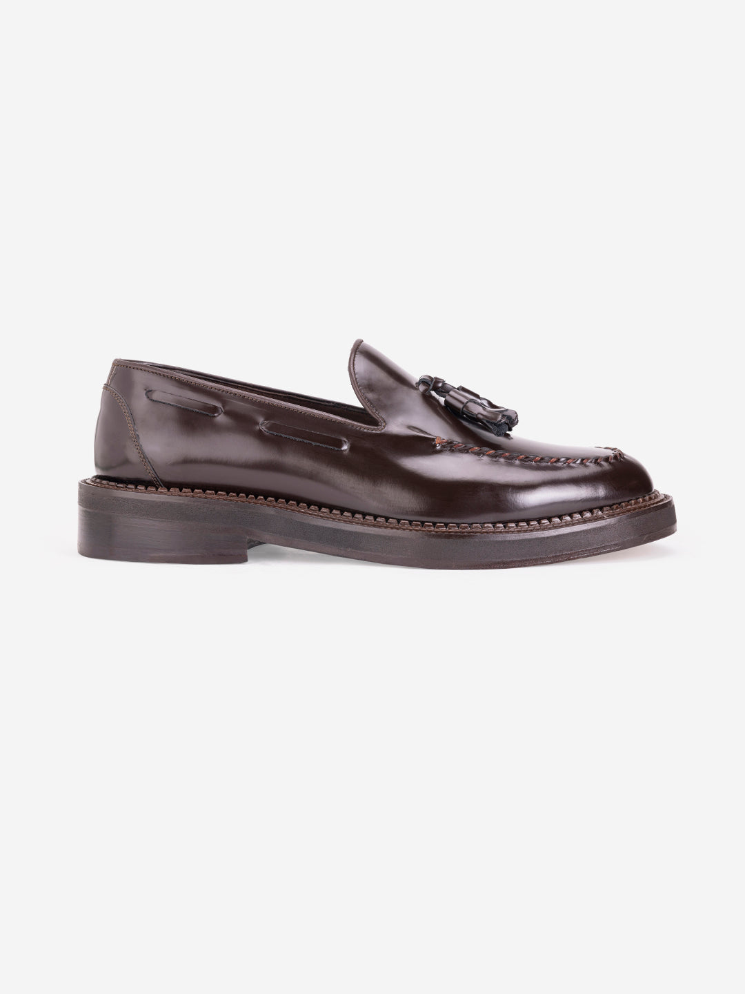 Classic brown tassel loafers