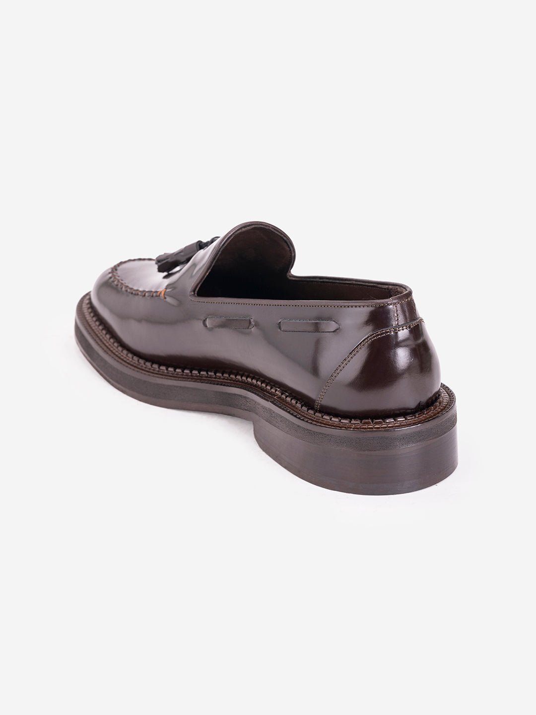 Classic brown tassel loafers