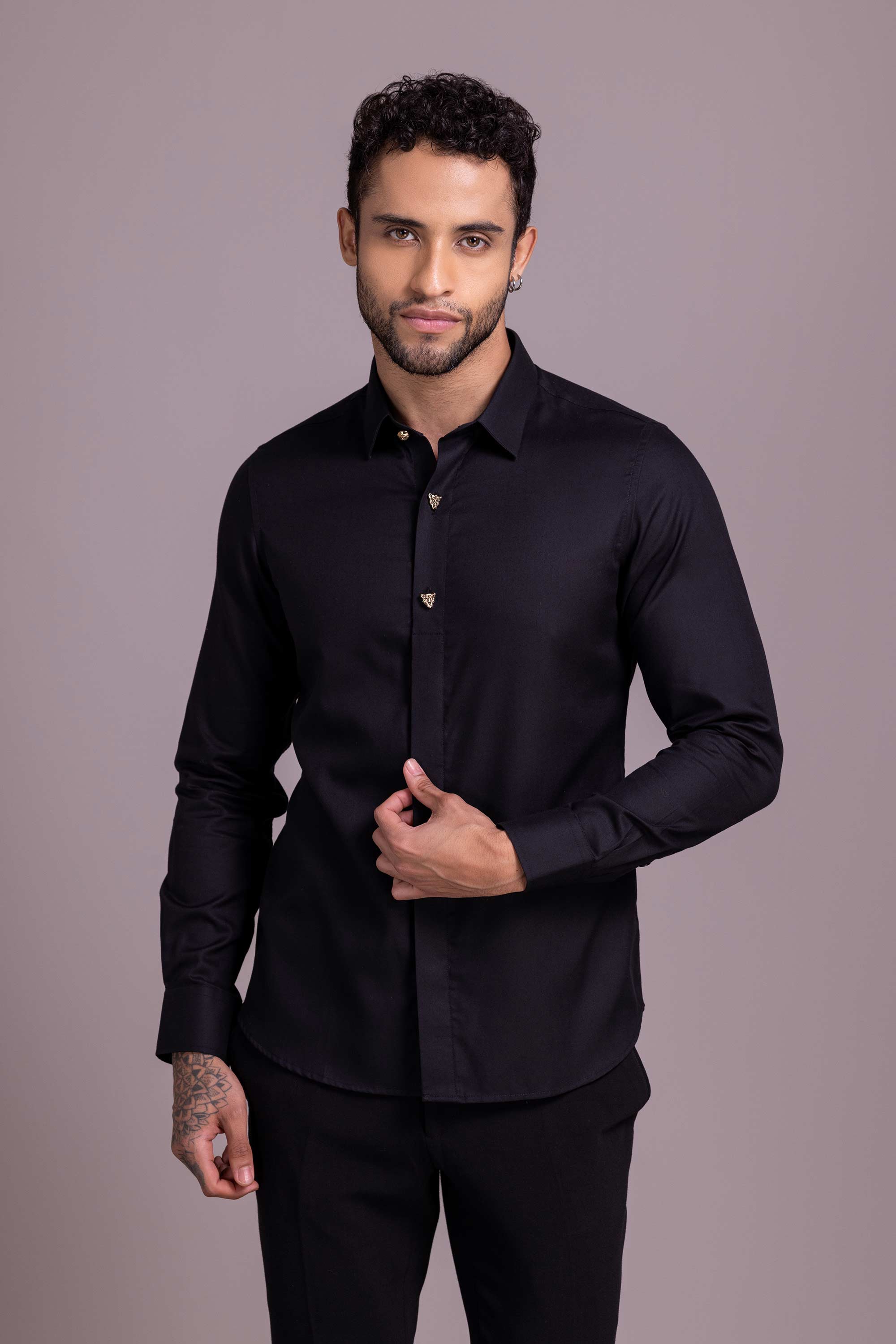 Black Evening Shirt