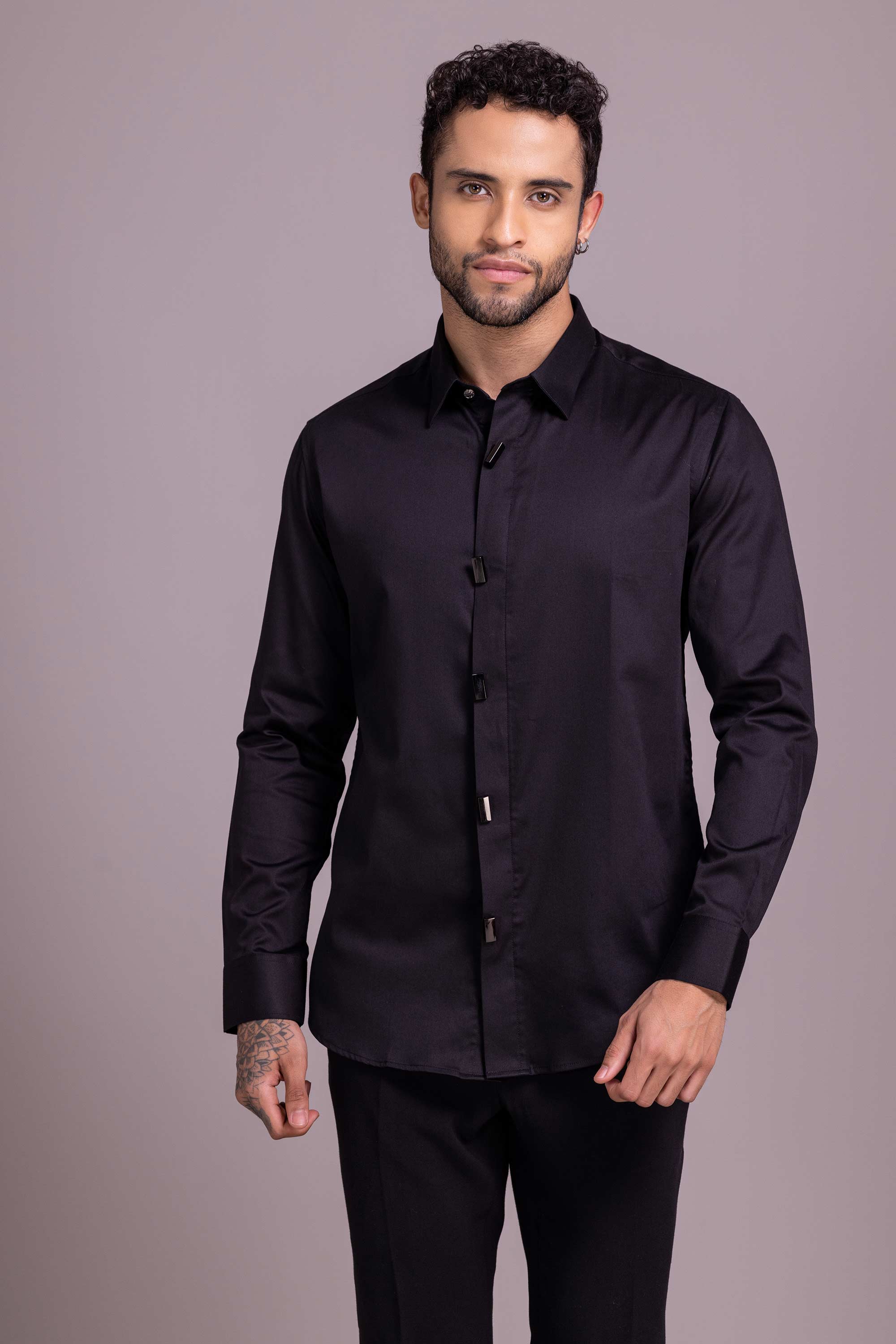 Black Evening Shirt