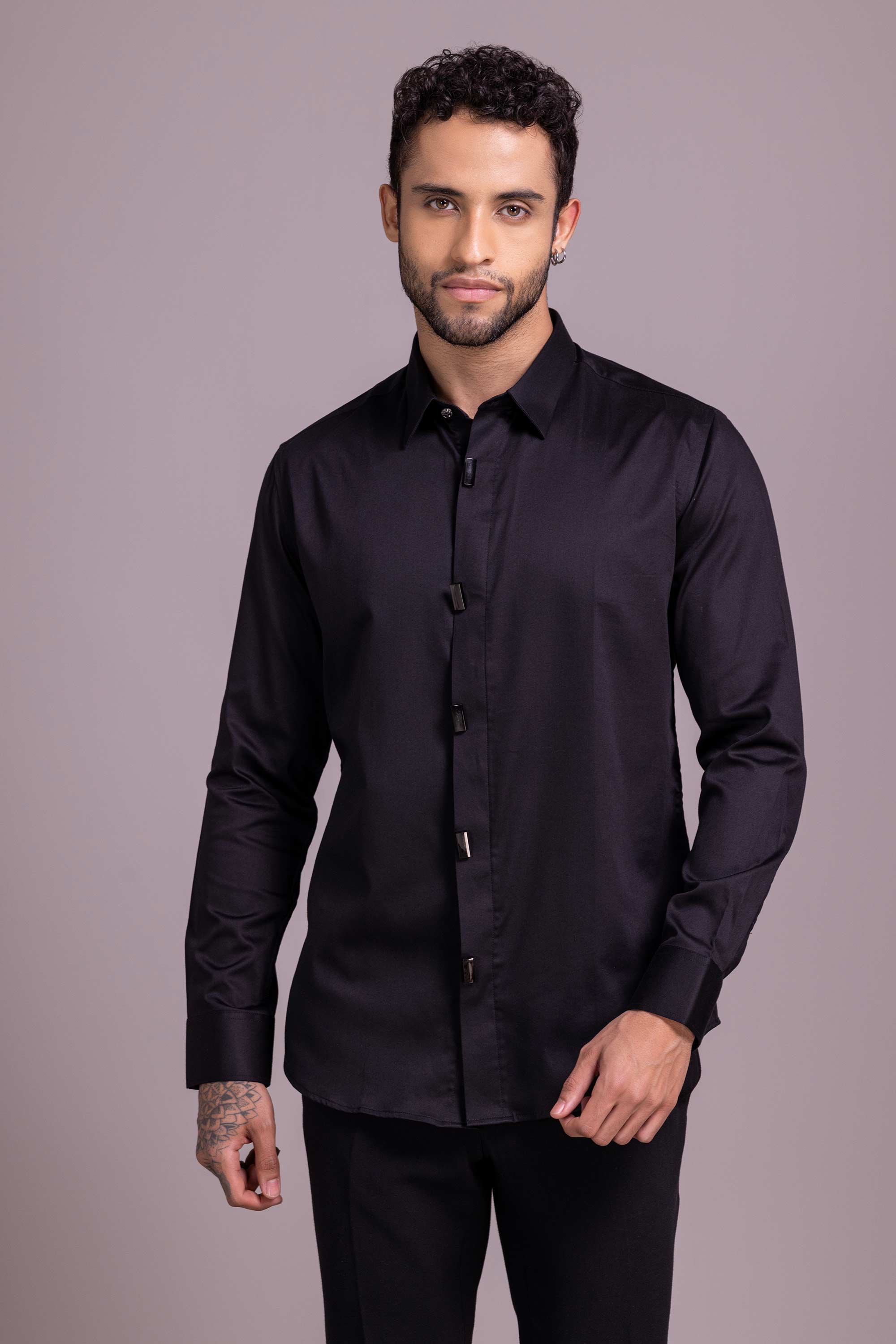 Black Evening Shirt